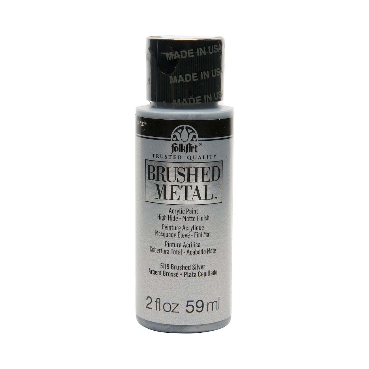 FolkArt® Brushed Metal™ Matte Finish Acrylic Paint, 2 oz.